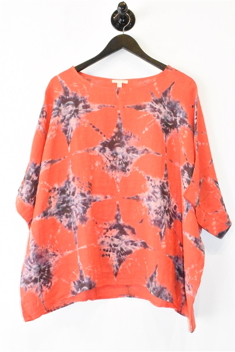 Print Eileen Fisher Tunic, size L