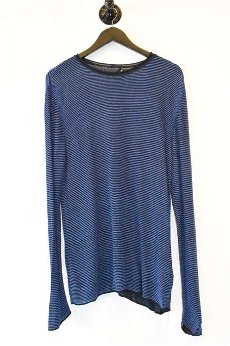 Blue Stripe Giorgio Armani T-Shirt, size XL