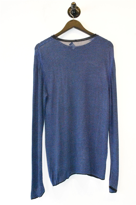 Blue Stripe Giorgio Armani T-Shirt, size XL