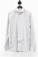 Check Eton Button Shirt, size XL