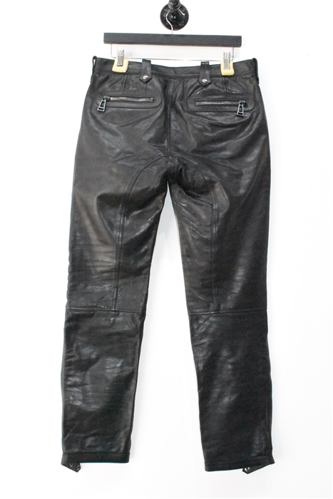 Black Leather Belstaff Leather Trousers, size 32