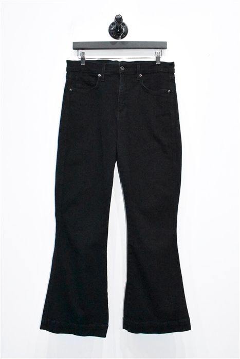 Basic Black Veronica Beard Boot-Cut Jean, size 31