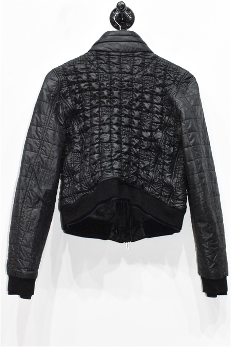 Basic Black Fendi Quilted Jacket, size S