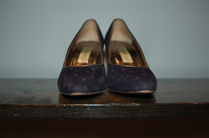 Navy Gianni Versace - Vintage Pumps, size 7.5