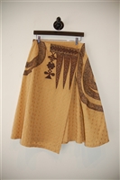 Beige Dries van Noten Wrap Skirt, size 8