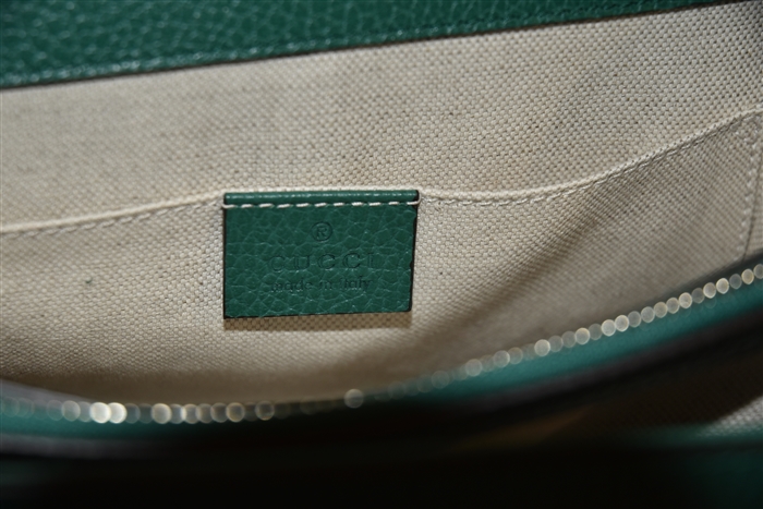 Emerald Gucci Handbag, size M