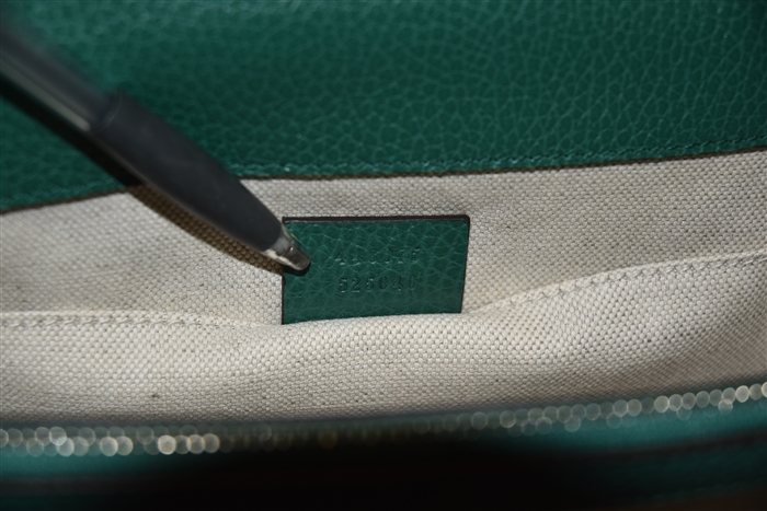 Emerald Gucci Handbag, size M