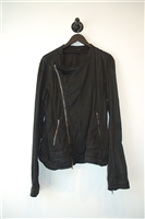Basic Black Julius Zippered Jacket, size L