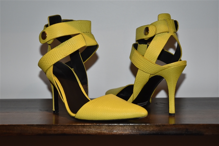 Bright Yellow Alexander Wang Pumps, size 7