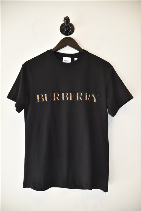 Black Burberry T-Shirt, size XS