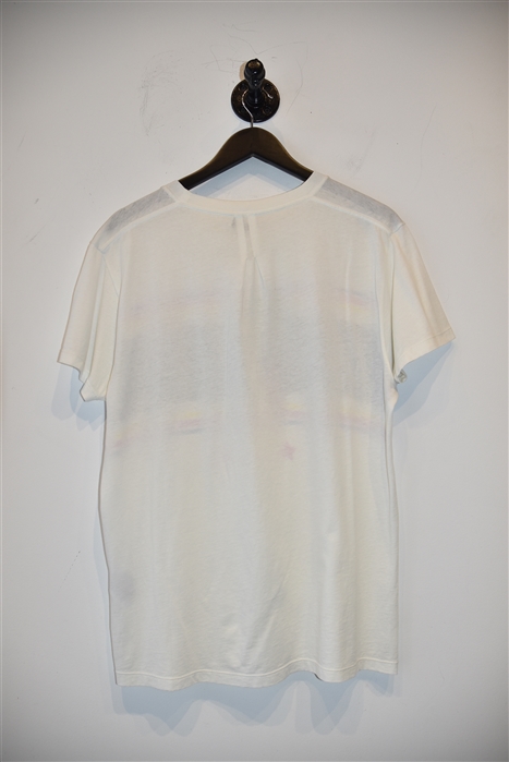White Saint Laurent T-Shirt, size L