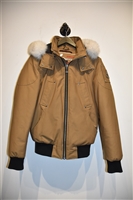Beige Moose Knuckles Bomber Jacket, size XS