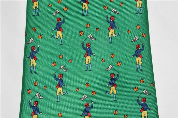 Kelly Green Hermes Tie, size O/S