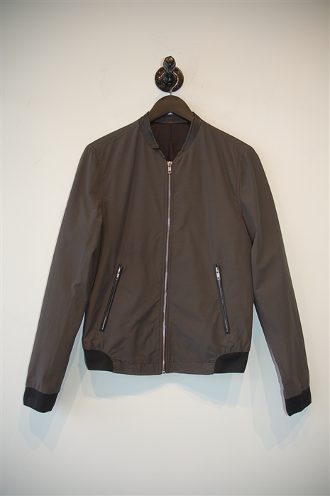 Charcoal The Kooples Bomber Jacket, size XS