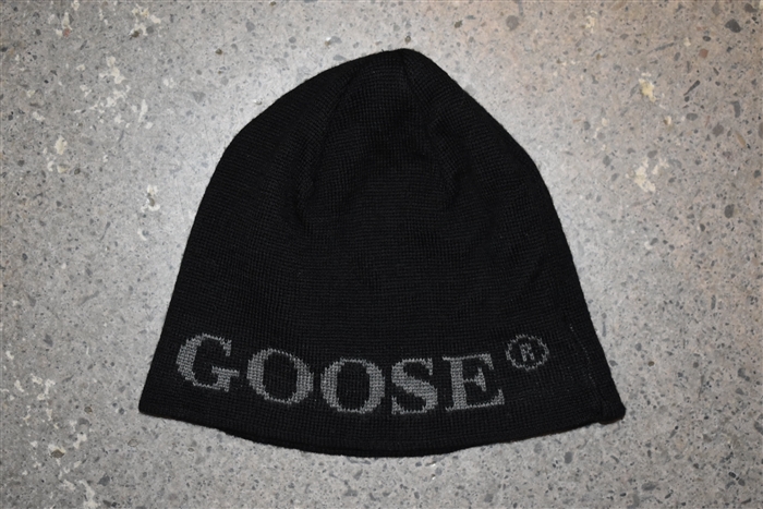 Black Canada Goose Beanie, size O/S