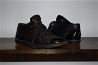 Black Leather Chanel Sneaker, size 7