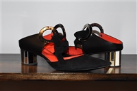 Black Leather Proenza Schouler Pumps, size 8