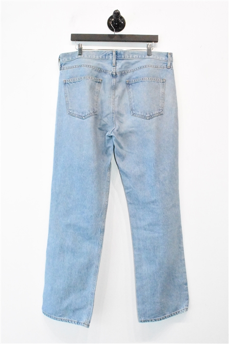 Faded Denim Agolde Straight Leg Jean, size 32