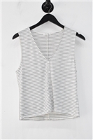 White Stripe Rag & Bone Shell, size L