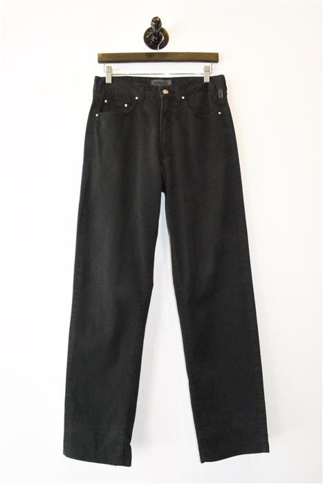 Basic Black Versace Jeans Couture Trousers, size 33