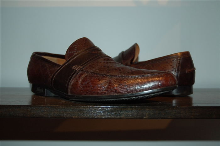 Chestnut Gucci Loafer, size 11.5