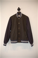Colour Blocked Maison Kitsune Bomber Jacket, size M