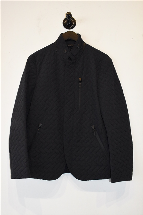 Navy Giorgio Armani Quilted Jacket, size S