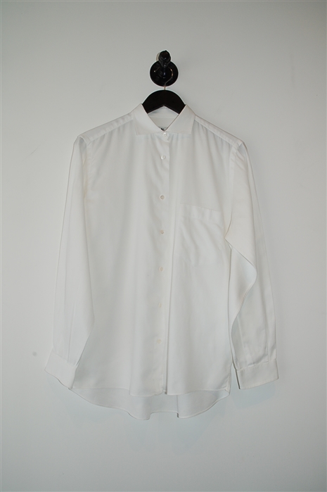 Crisp White Etro Button Shirt, size 6