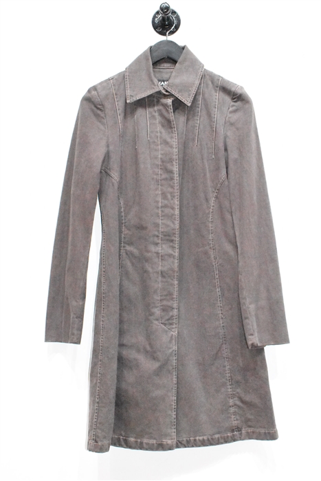 Chalky Brown Chanel Coat, size 6