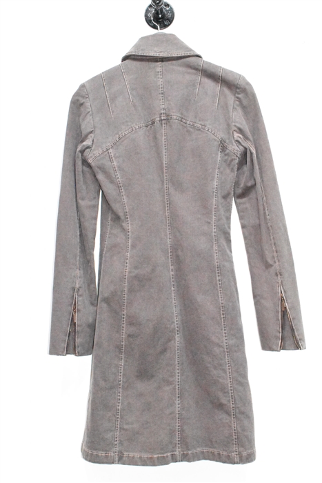 Chalky Brown Chanel Coat, size 6