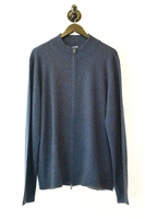Blue Melange Armani Collezioni Cashmere Sweater, size L