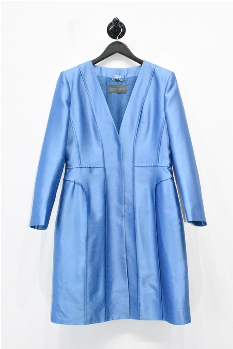 Dusk Blue Alberta Ferretti Shirt Dress, size 10