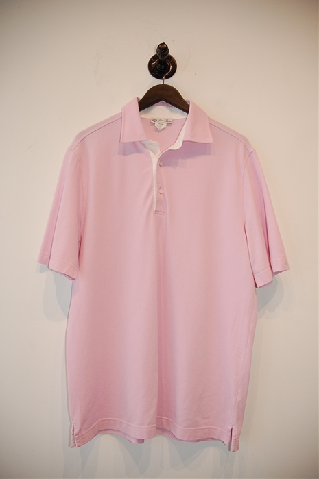 Pastel Pink Loro Piana Polo, size 2XL