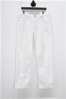 Bright White Armani Collezioni Denim, size 36