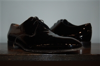 Black Patent Salvatore Ferragamo Derby, size 10.5