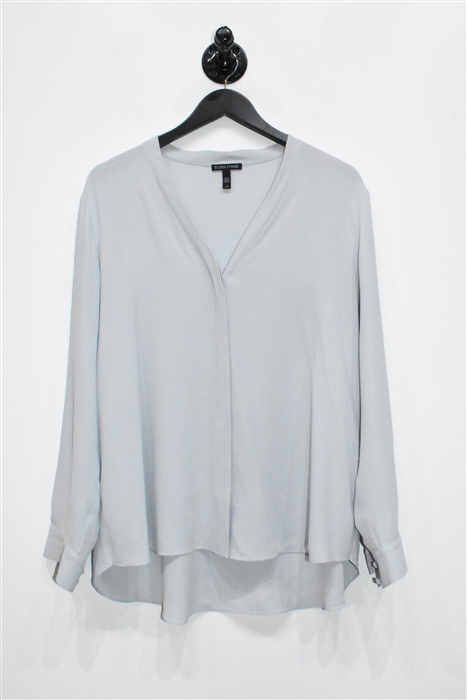Silver Eileen Fisher Blouse, size L