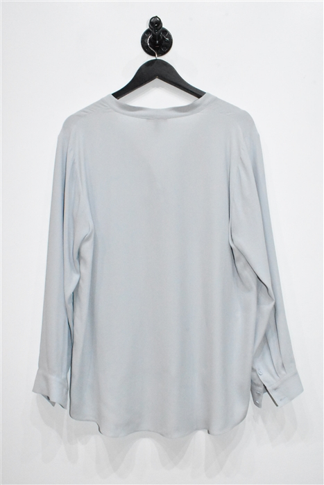 Silver Eileen Fisher Blouse, size L