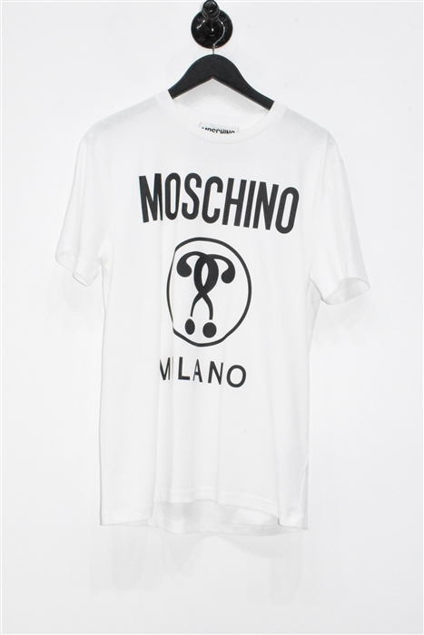 Bright White Moschino T-Shirt, size L