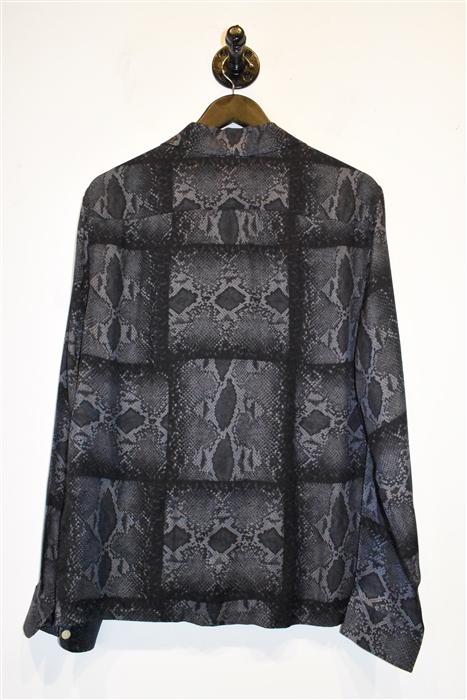 Snakeskin All Saints Button Shirt, size S