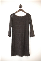 Black Lace Diane von Furstenberg Sheath Dress, size 12