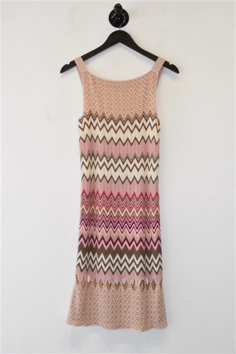 Pink Stripe Missoni Slip Dress, size 4