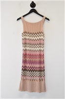 Pink Stripe Missoni Slip Dress, size 4