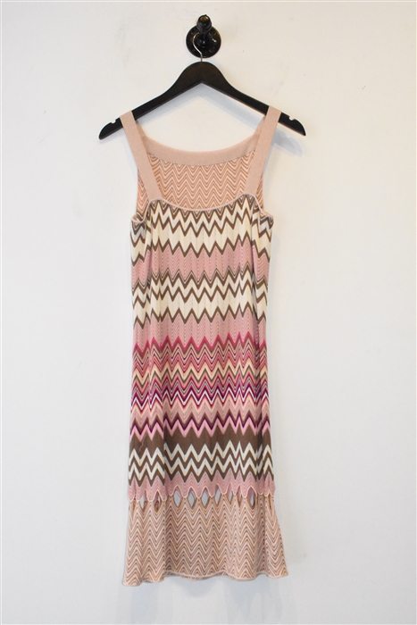 Pink Stripe Missoni Slip Dress, size 4