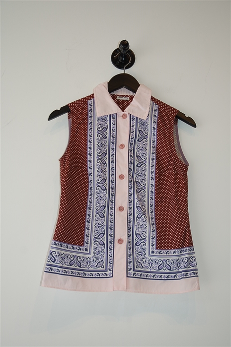 Multi-Pattern Miu Miu Sleeveless, size 2