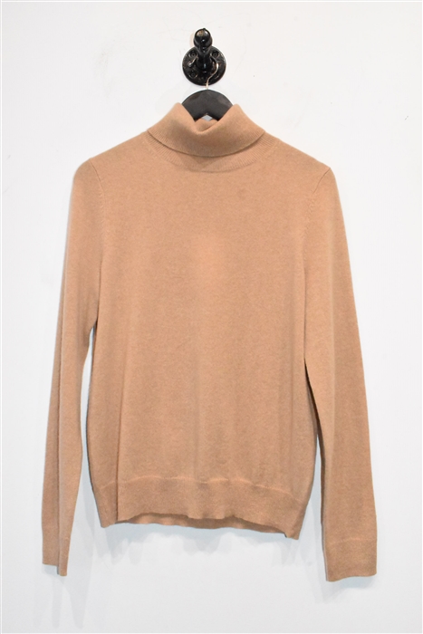 Warm Beige Theory Cashmere Sweater, size M