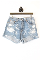 Denim Blue Rag & Bone Shorts, size 28