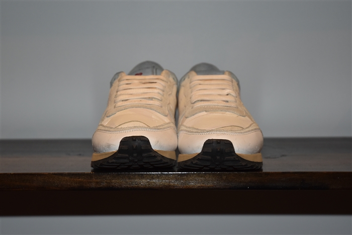 White Camo Valentino Sneaker, size 7.5