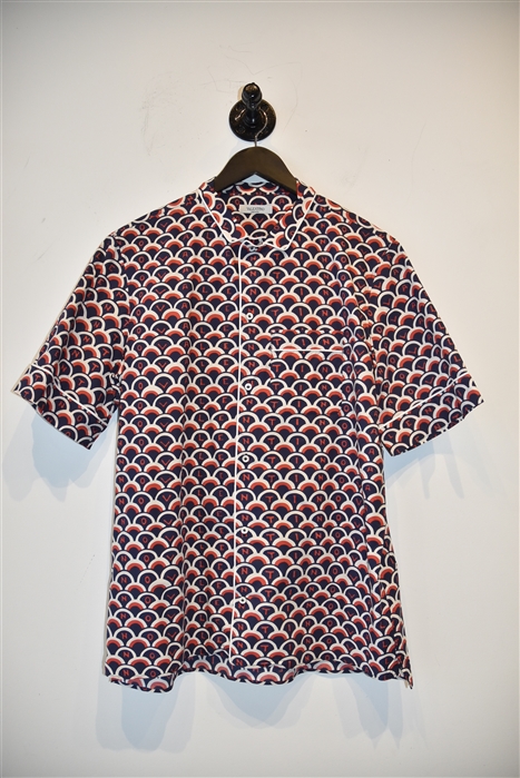 Print Valentino Short-Sleeved Shirt, size L