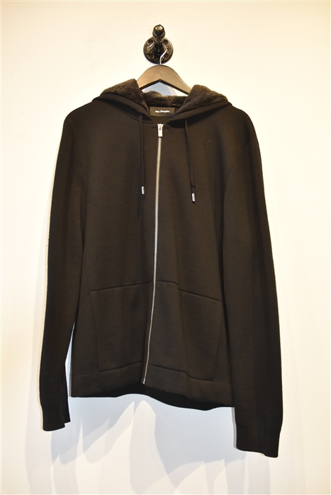 Basic Black The Kooples Hoodie, size XL