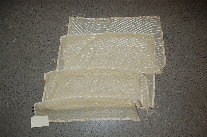 Pale Yellow Giorgio Armani Scarf, size O/S